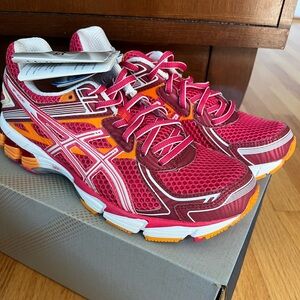 ASICS GT-1000 Women’s Gel Tennis Shoes - Raspberry/White/Mango - size 8, NWT